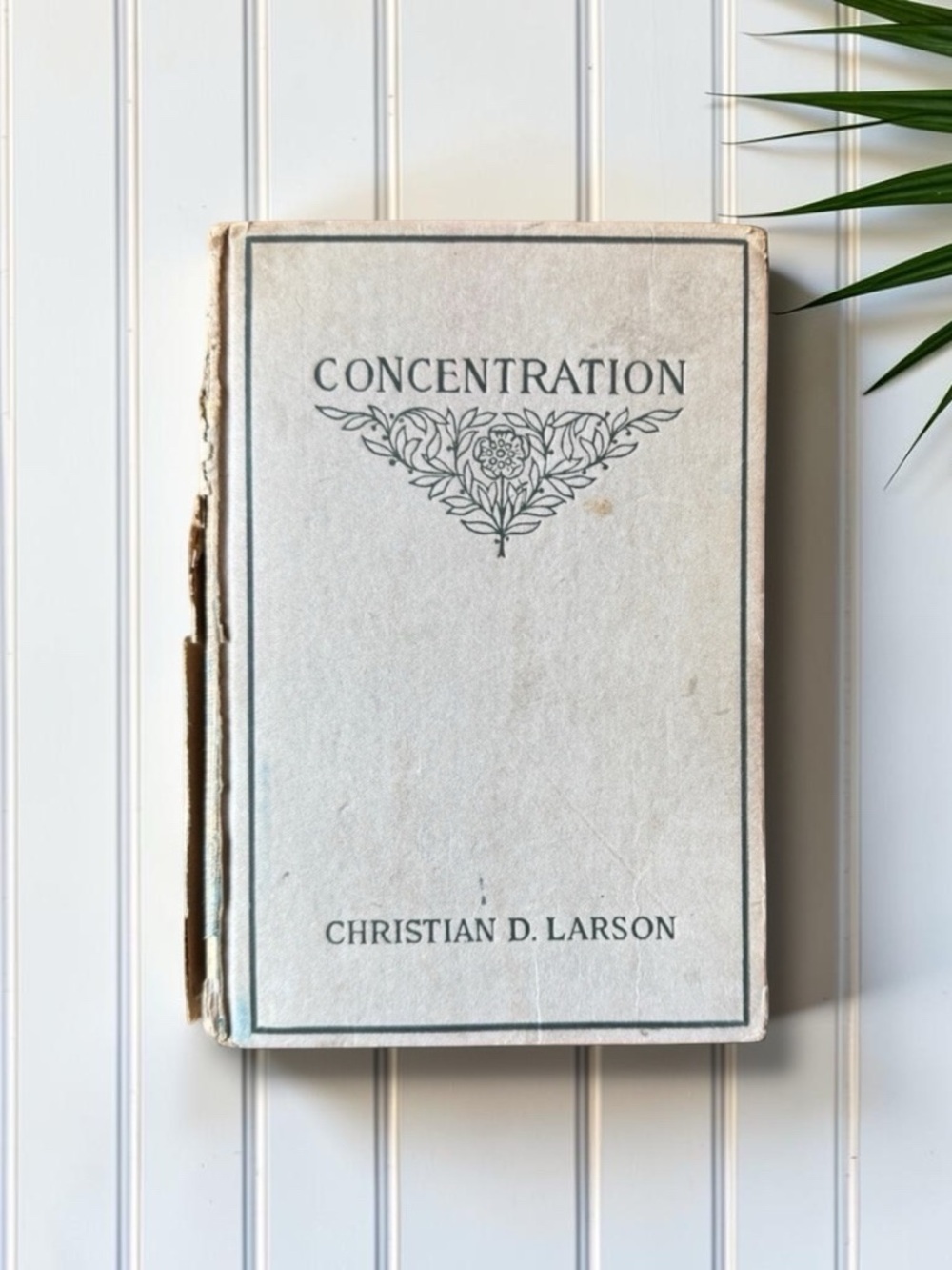Vintage 1909 Concentration by Christian D. Larson – Thomas Y. Crowell Co.